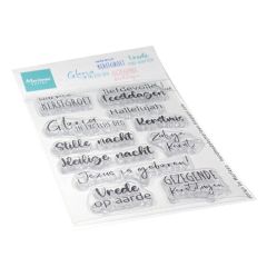Marianne Design • Clear Stamps Nativity Tekst By Marleen (CS1178) *