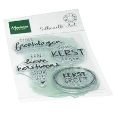 Marianne Design • Clear Stamps Kerstwensen by Kaertjes & Co (CS1182) *