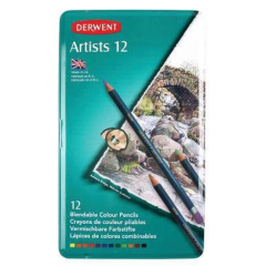 Derwent Artists Kleurpotloden set 12 Stuk (DAP32092)*