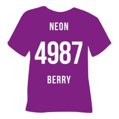 POLI-FLEX - TURBO Flexfolie - 14 cm x 100 cm - Neon-Berry (4987)