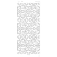 Flower corners - Zilver 2