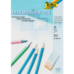 Folia Transparantpapier - A3 Blok - 25 Vel (FO8050/25)