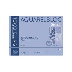 Schut Terschelling Aquarelblok Glad 30x40cm 300 gram - 20 sheets (SCH21040)