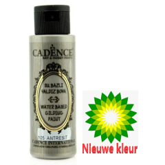 Cadence - Gilding - Metallic acrylverf - Antraciet zilver - 70ml (0105) *
