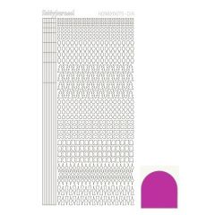 Hobbydots stickervel 015 - Pink (Mirror)