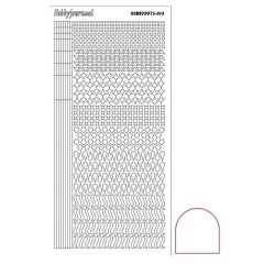 Hobbydots stickervel 013 - White (Adhesive)