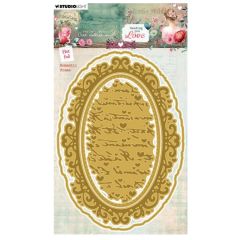 Studio Light • Jenine's Mindful Art Hot Foil Cutting Die Sending You Love Romantic Frame (JMA-SYL-HFCD14) *