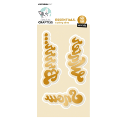 Creative Craftlab • Essentials Hot Foil Cutting Die Wordz Winter (CCL-ES-HFCD15) *