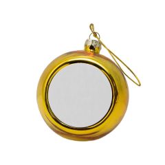 Kerstbal Plastic Ø80 mm Goud (SCB.080.080.006)