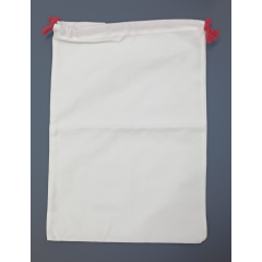 Sublimatie Kerstzak - Wit - met rood trekkoord