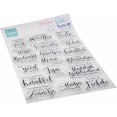 Marianne D Clear Stamp Lieve teksten CS1087 115x185mm*
