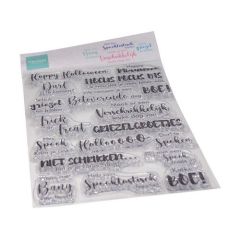 Marianne D Clear Stamps Griezelgroetjes (NL) CS1151 110x150mm *