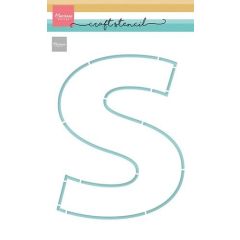 Marianne D Craft Stencil - S-Letter PS8147 210x149 mm *