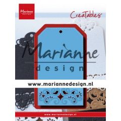Marianne Design - Creatables - Classic label 120x160 mm (LR0617) (AFGEPRIJSD