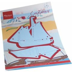 Marianne D Creatable Tiny‘s Zeilboot LR0810 80x80mm 85x37mm*