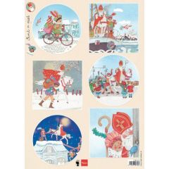 Marianne D Decoupage Sint en Piet EWK1281 A4