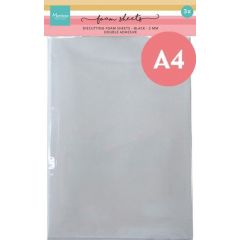 Marianne D Foam sheets Foam sheets- A4 -Zwart 2 mm LR0067 3xA4 - 2mm *