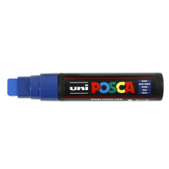 Uni Posca Verfmarker - lijndikte: 15 mm - PC-17K -  Blauw (33) *
