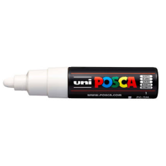 Uni Posca Verfmarker - lijndikte: 4,5-5,5 mm - PC-7M - Wit - 1