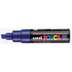 Uni Posca Verfmarker - lijndikte: 8mm - Donkerblauw (33) *