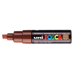 Uni Posca Verfmarker - lijndikte: 8mm - Bruin (21) *