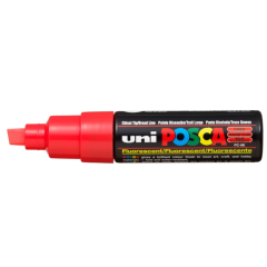 Uni Posca Verfmarker - lijndikte: 8mm - Neon Rood (F15) *