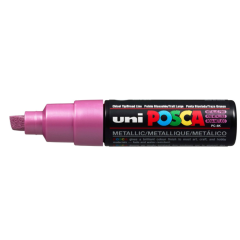 Uni Posca Verfmarker - lijndikte: 8mm - Metallic Roze (M13) *