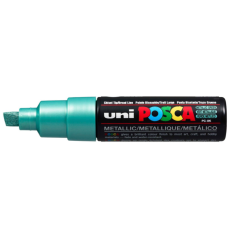 Uni Posca Verfmarker - lijndikte: 8mm - Metallic Groen M06) *