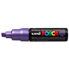 Uni Posca Verfmarker - lijndikte: 8mm - Metallic Violet (M12) *