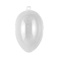 Plastic ei transparant 9 cm - 5stuks (1613-055)