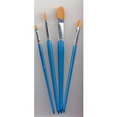 Penselen set nylon 4x plat 4 ST (12185-8508)