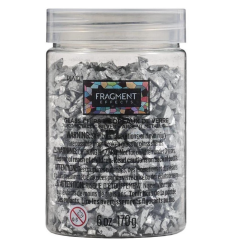 Plaid Fragment Effects Glass Chips 170gr Metallic Silver (PF712678) *