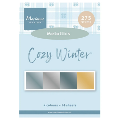 Marianne Design • Cardstock Cozy Winter Metallics (PK9214) *