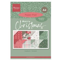 Marianne Design • Paperpad Merry Christmas A4 (PK9217) *