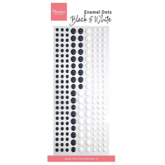 Marianne Design • Enamel Dots Black & White (PL4537) *