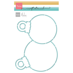 Craft Stencil by Marleen Christmas Ornaments (PS8173) *