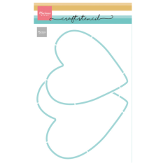 Craft Stencil 2 Hearts (PS8176) *
