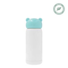 Sublimatie Thermosfles van RVS 320ml / 11oz recht met blauwe dop (SDB.067.178.003)