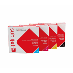 Sublimatie cartridge Subli-jet-HD - Set van 4 kleuren voor - Virtuose SG400 / 800 (SG400set) *