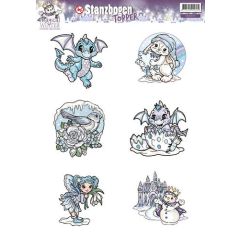 3D Push out - Yvonne Creations - Magical winter