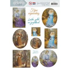 Special Push Out Sheet - Card Deco Essentials - Vintage Women - NL (SB10789)