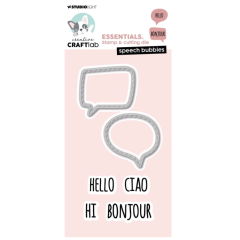 Creative Craft Lab • Essentials Stamp & Cutting Die Speech Bubbles - SCD89*