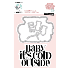 Creative Craftlab • Essentials Stamp And Cutting Dies Cold Outside (CCL-ES-SCD94) *