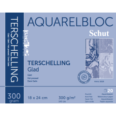 Schut Terschelling Aquarelblok glad 18x24cm 300 gram - 20 sheets (SCH21038)