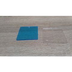 Plexiglas Sleutelhanger - shp07 - Vierkant