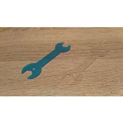 Plexiglas Sleutelhanger - shp11 - (steek)sleutel