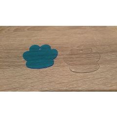 Plexiglas Sleutelhanger - shp12 - Honden poot
