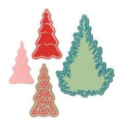 Sizzix Thinlits Die set - 7PK Fairy set - Background Trees - Jorli Perine 662847  (AFGEPRIJSD)