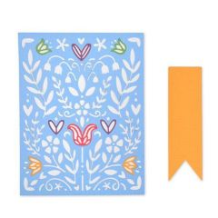 Sizzix Thinlits Die Set - 7PK Folk Art Stenci 663608*