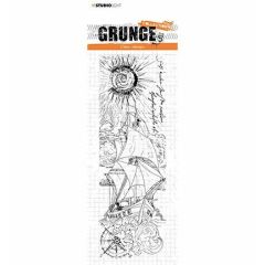 SL Clear Stamp Sailing in sunlight Grunge 74x210x3mm 1 PC nr.104